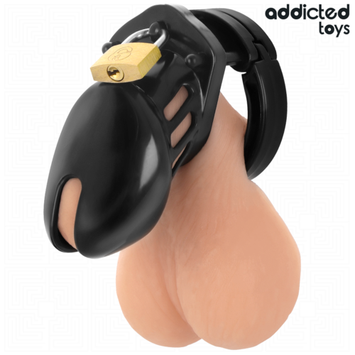 ADDICTED TOYS LOCKED - CAGE À PÉNIS OBSIDIAN HOLD