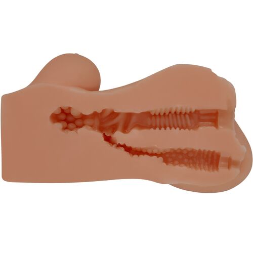 Masturbateur Double Hannah Vagin et Anus Texture Réaliste - CRAZY BULL