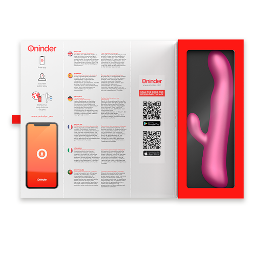 💕 Oninder Oslo - Vibromasseur Connecté Rose avec Vibration et Rotation + Application Gratuite