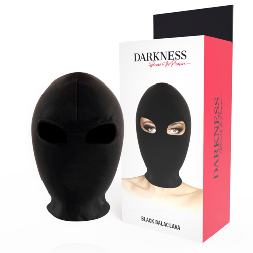 🖤 Masque de Soumission Noir DARKNESS - Cagoule BDSM Premium