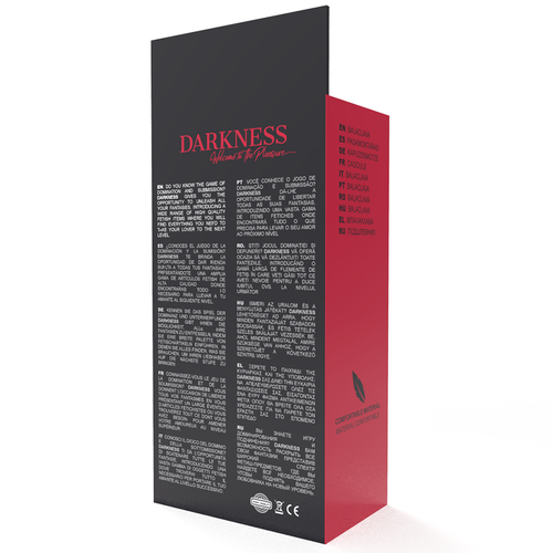 🖤 Masque de Soumission Noir DARKNESS - Cagoule BDSM Premium