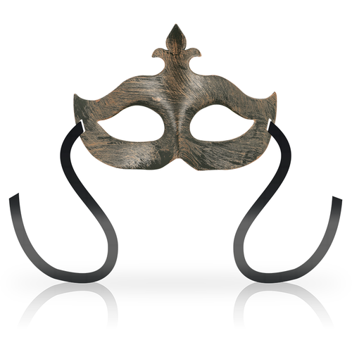🎭 OHMAMA - Masque Vénitien Fleur de Lys Cuivré | Masque pour les Yeux