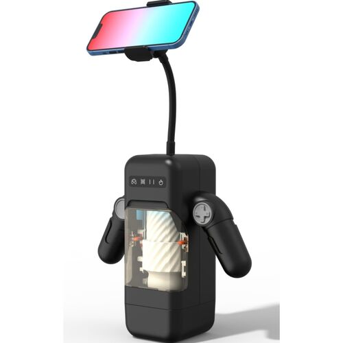 Masturbateur Game Cup Vibration Poussée Chauffant Support Mobile - Automatique