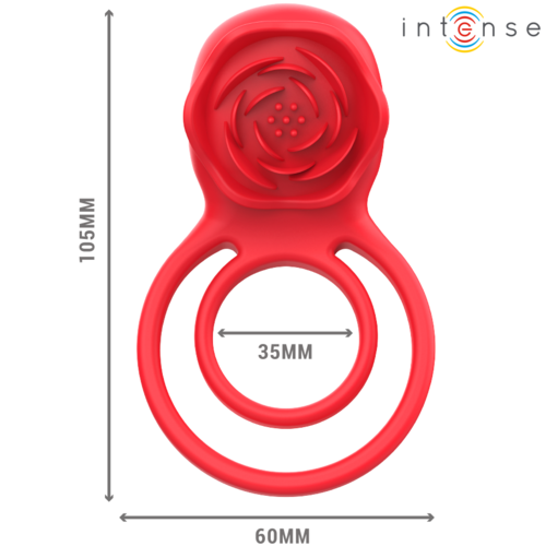 🌹 Intense - Gail Stimulateur Rose avec Télécommande - 10 Modes de Vibration