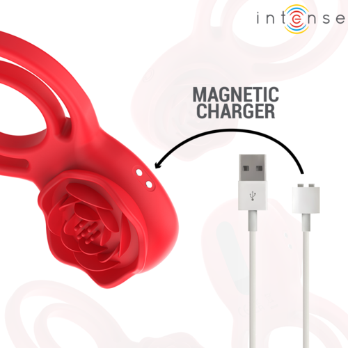 🌹 Intense - Gail Stimulateur Rose avec Télécommande - 10 Modes de Vibration