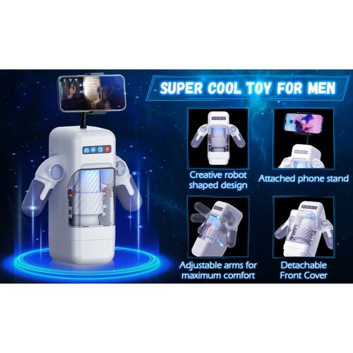 Masturbateur Game Cup Vibration Poussée Chauffant Support Mobile - Automatique