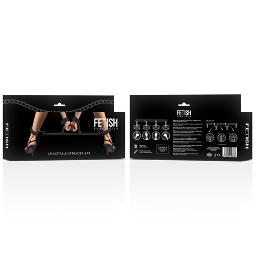 Barre Écarteur Réglable BDSM 4 Pièces - Bondage Fetish