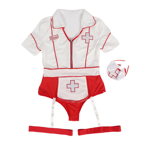 Costume d'Infirmière Sexy Teddy Body - Déguisement Coquin SUBLIME