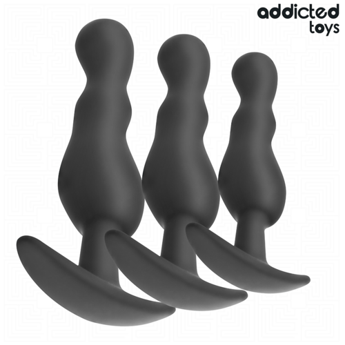 ✨ ADDICTED TOYS - Lot de 3 Plugs Anaux 💫