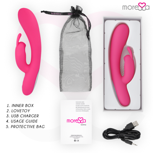 ✨ Moressa Telmo - Vibromasseur Rechargeable en Silicone Premium 💎