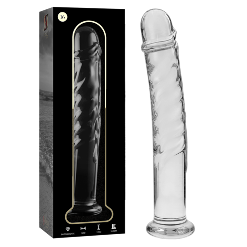 NEBULA SERIES BY IBIZA - MODÈLE 16 GODE EN VERRE BOROSILICATE  18.5 CM -O- 3 CM