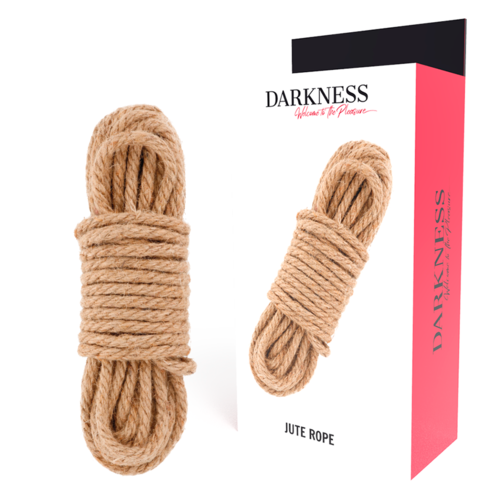 Corde Kinbaku en jute 10 mètres pour bondage japonais - DARKNESS