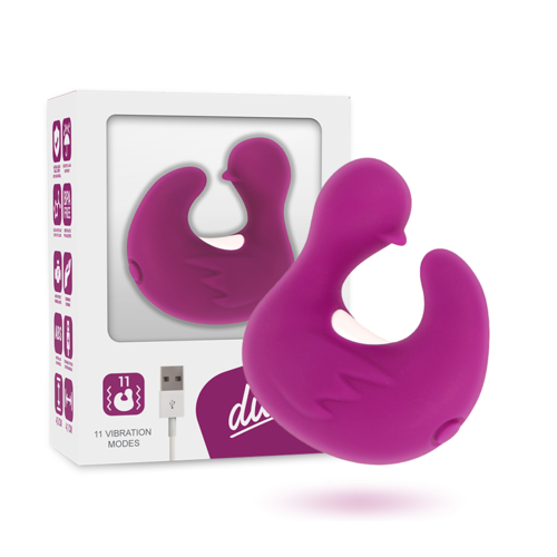 🦆 Duckymania - Canard Vibrant Rechargeable en Silicone - Stimulateur Ludique
