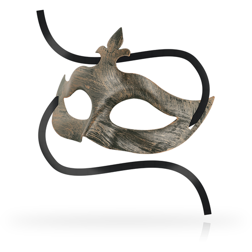 🎭 OHMAMA - Masque Vénitien Fleur de Lys Cuivré | Masque pour les Yeux