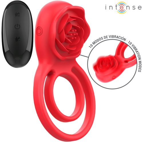 🌹 Intense - Gail Stimulateur Rose avec Télécommande - 10 Modes de Vibration