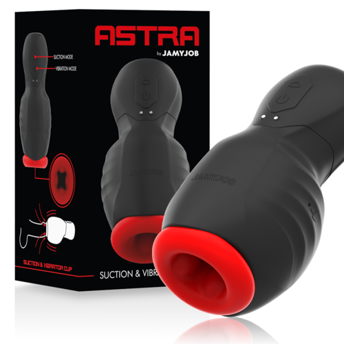 Masturbateur Astra Vibration et Aspiration 9 Modes - Mains Libres JAMYJOB